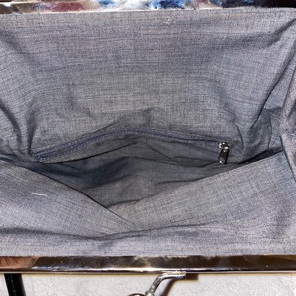 Vintage Black Patent Leather Clutch Wristlet - Picture 13 of 13